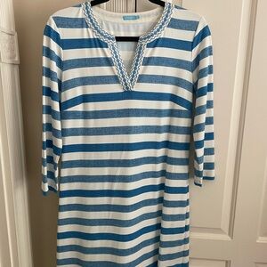 EUC J McLaughlin Striped Dress Size Small